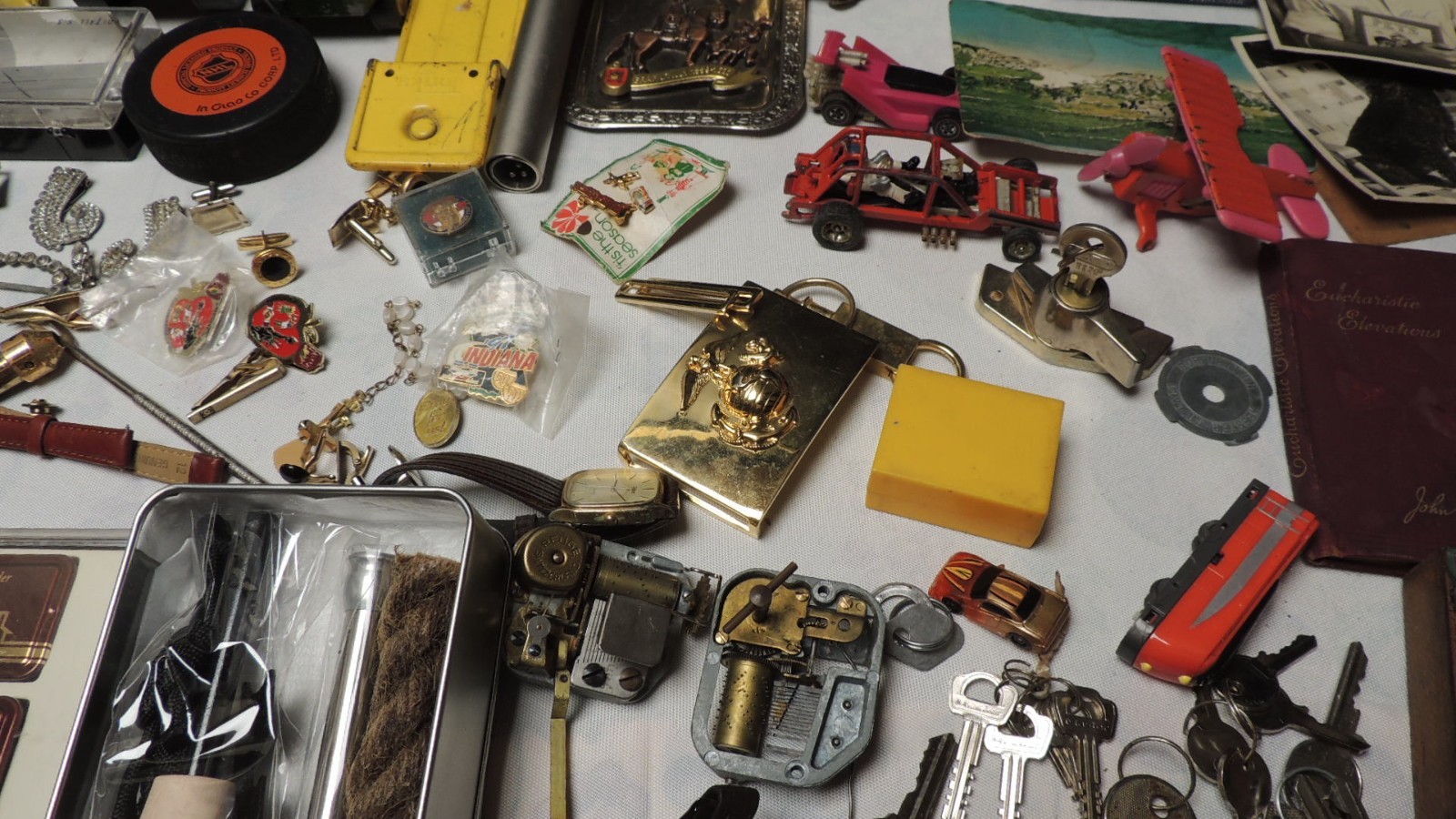Vintage junk drawer mix lot various items
