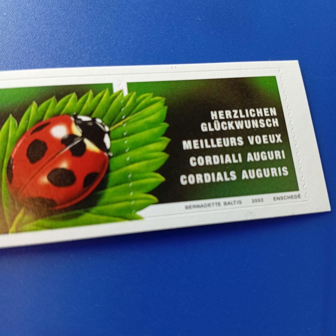 Foreign stamp Switzerland 2002 ladybug ladybug sticker type