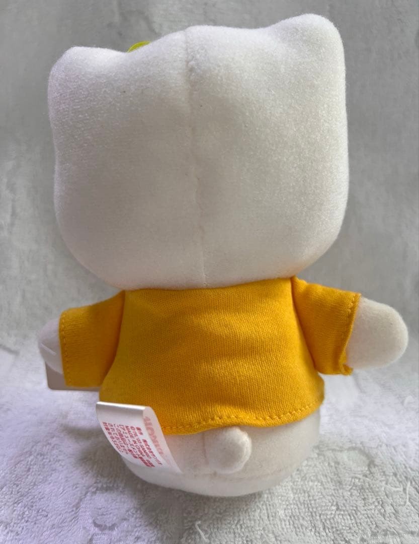 Rare Hello Kitty Hibiscus Plush 6.3 in, Sanrio, Retro, Surfing, 2003