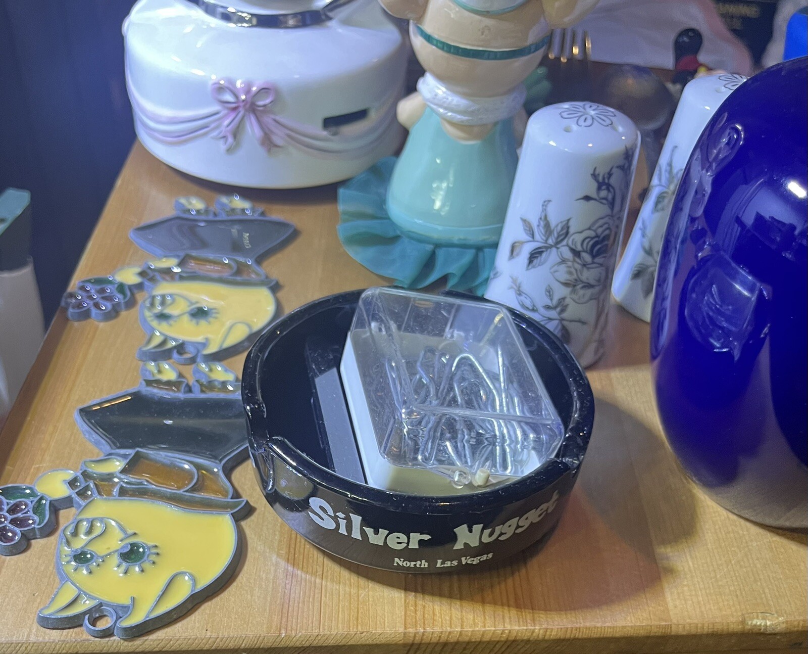 VTG-Modern Junk Drawer Lot (Yard Sale, Stamps,Home Decor Items + More)