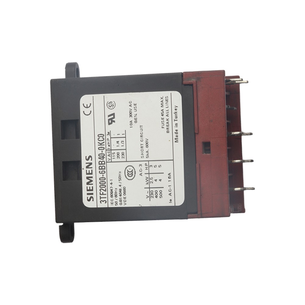 1PCS 3TF2000-6BB40-0KC0 DC Contactor 16A 8 Pins 400V