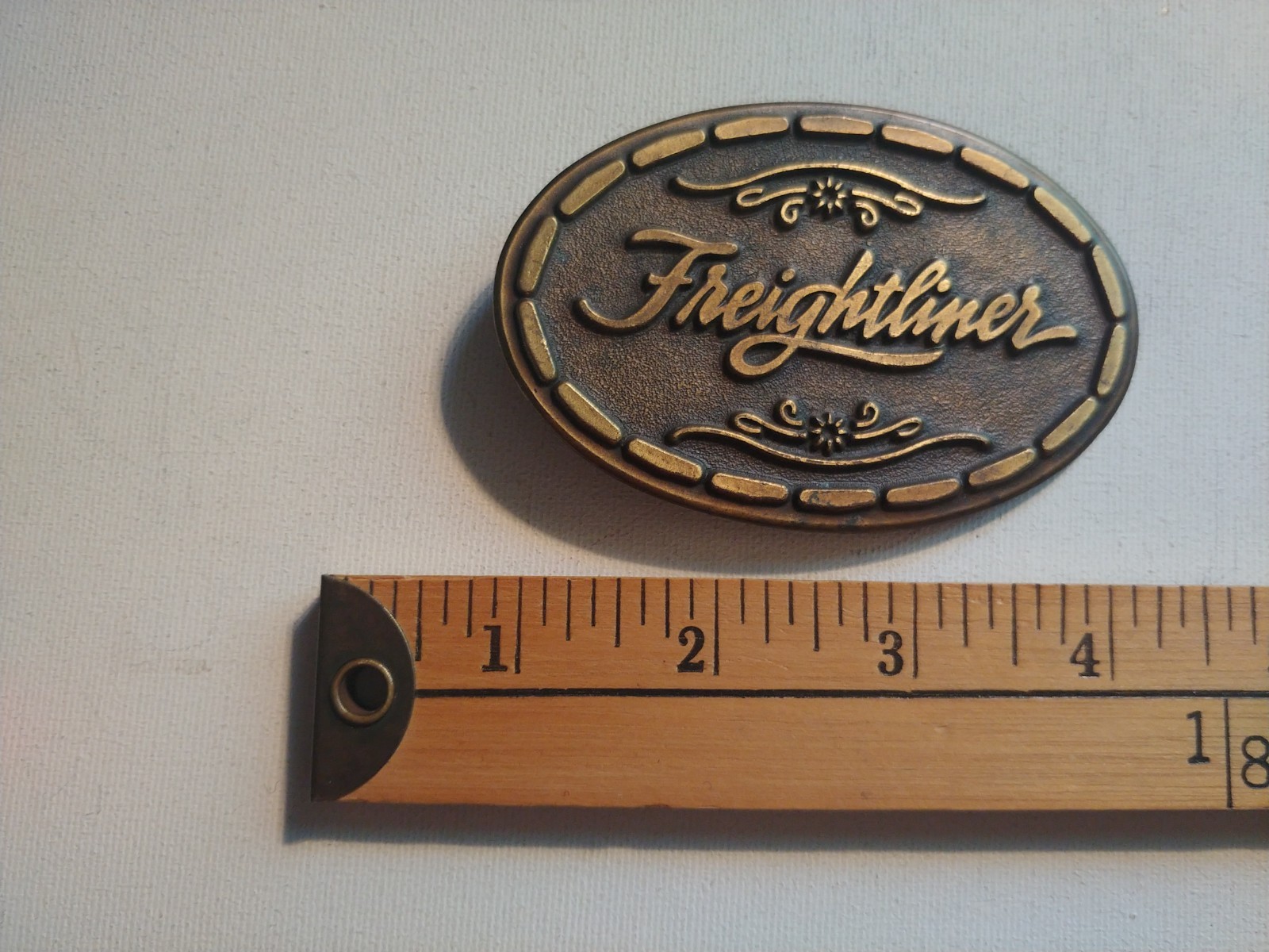 * 1 RARE FREIGHTLINER TRUCK TRUCKER TRUCKING VAN RIG BELT BUCKLE *