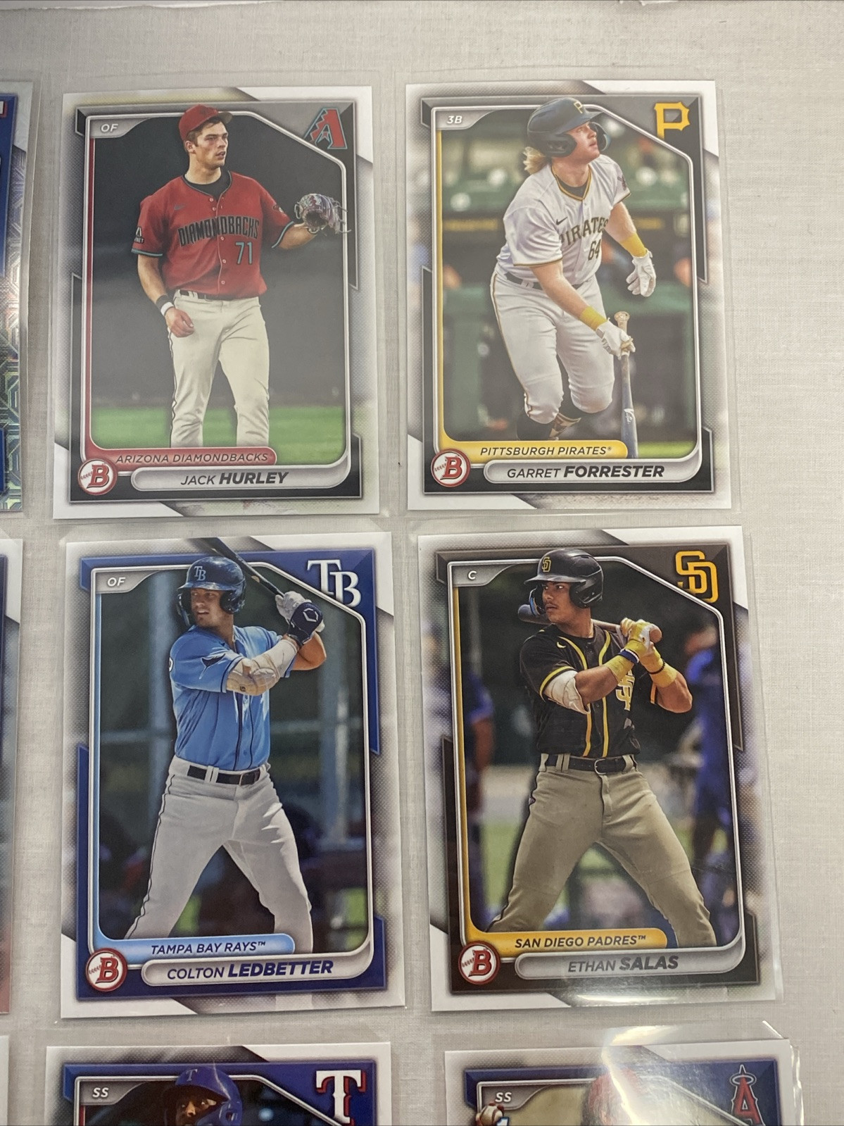 2024 1st Bowman Chrome + Mega Box & Paper Lot Of 28 Prospects