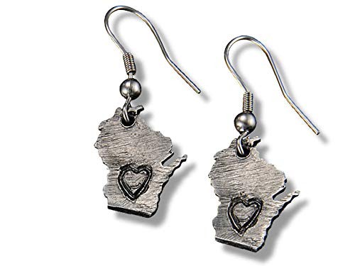 ANJU JEWELRY My Heart Belongs to Wisconsin Earrings