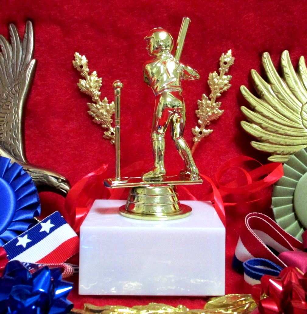 T-BALL BASEBALL Trophy, Girls, MVP Team Special Award Marbelite Base FastShip