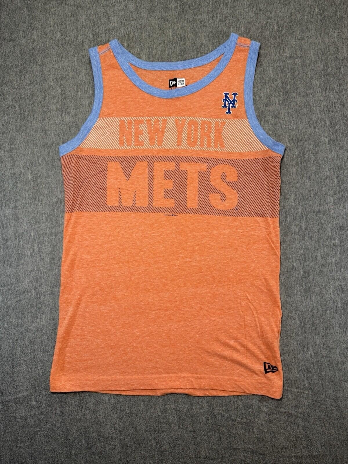 New Era New York Mets Men’s Tank Top-Small/Orange/MLB/Baseball