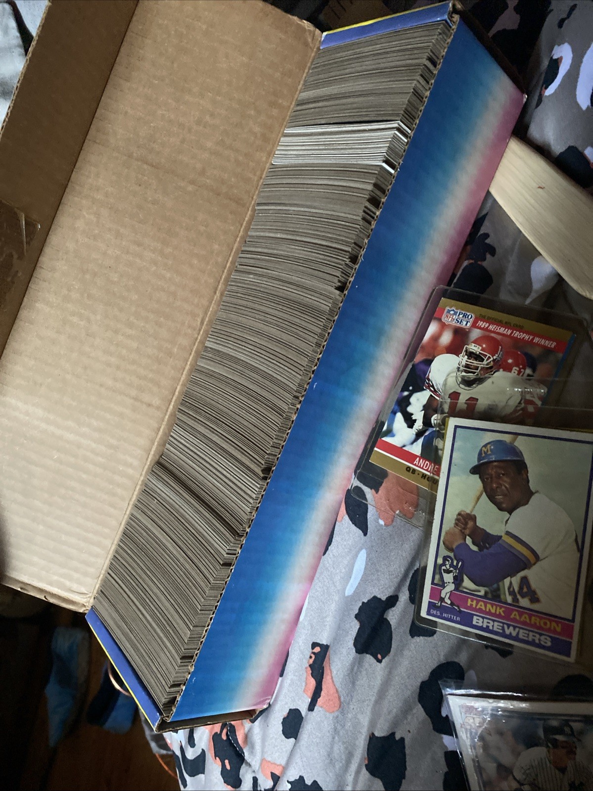 Sports Cards From 1989/1990. One Box Of Cards And Some Additional Collectibles