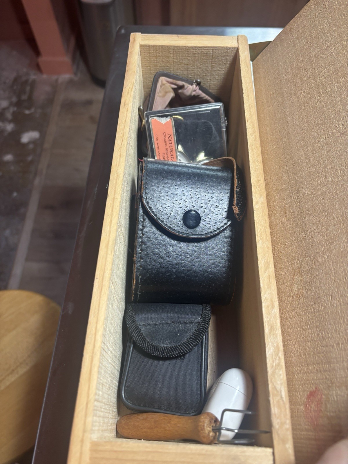 Wooden Box Full Of Treasures Estate Lot