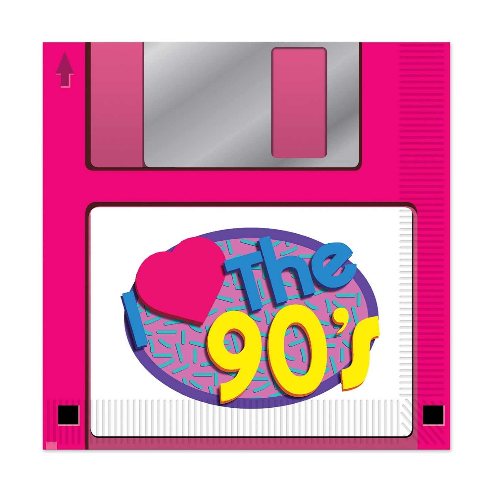 90’s Floppy Disk Design Luncheon Napkins