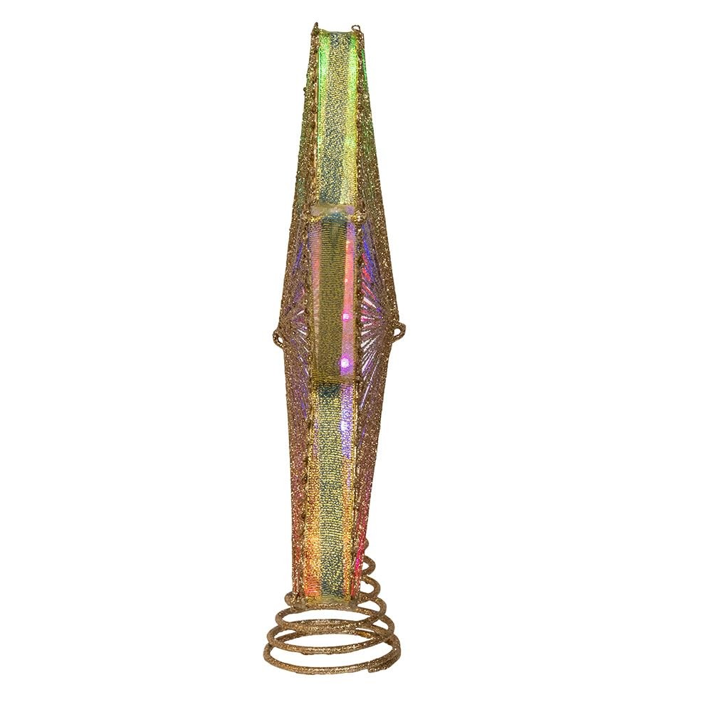 Kurt Adler 11.5″ 27 Lights Multicolor LED Star Treetop