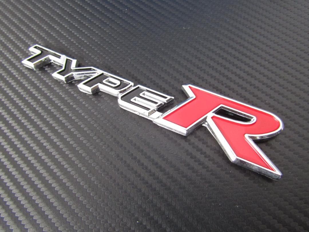 TYPE R ABS lightweight type uneven colored finish emblem new!