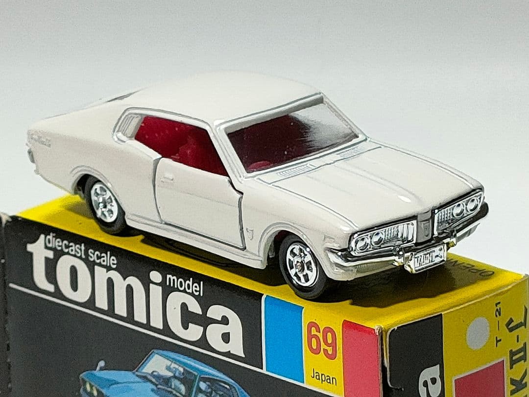 Black Box Tomica 69 Corona Mark II-L 1E Good Condition Made in Japan Dead Stock