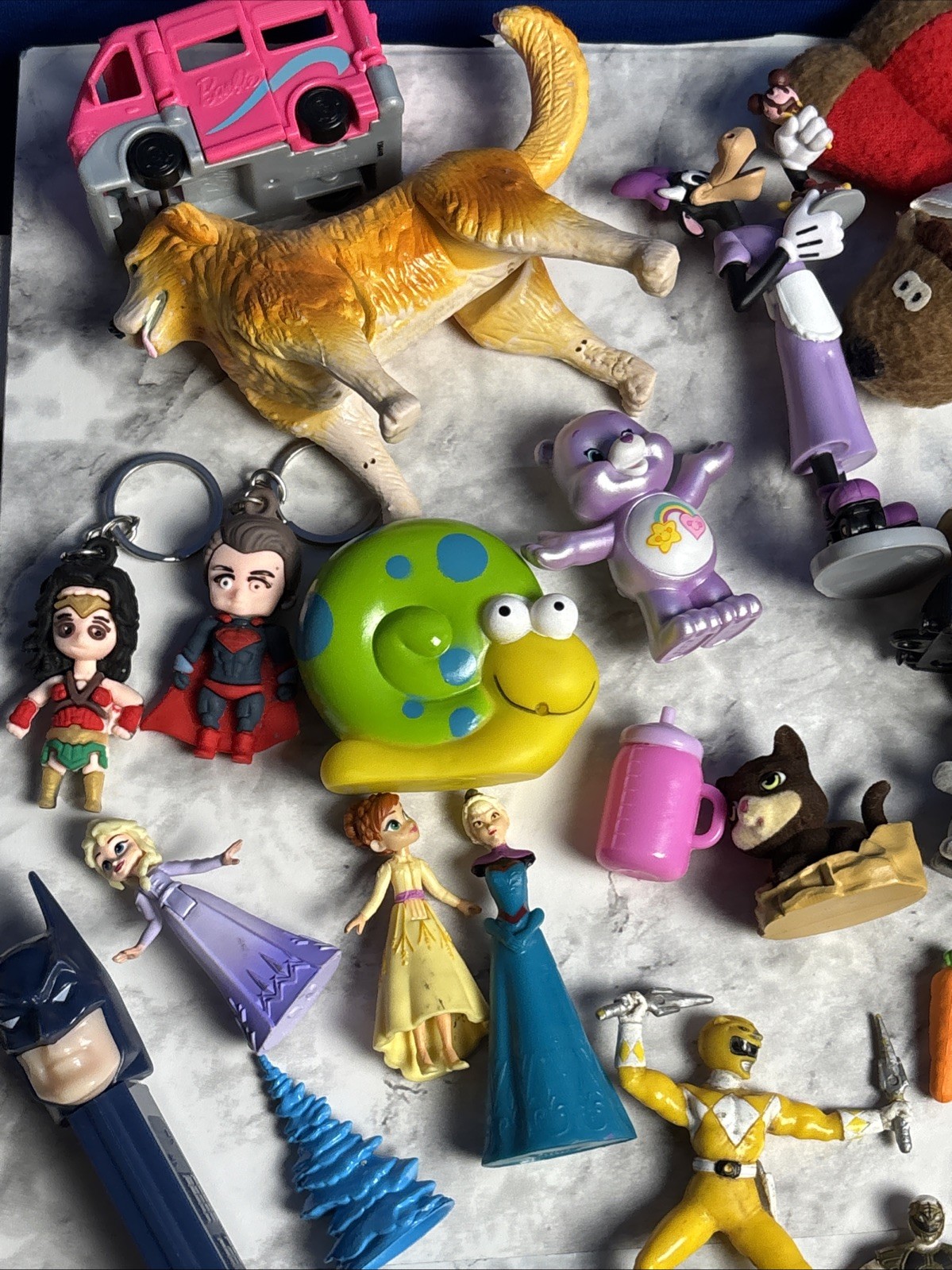 Junk Drawer Mixed Lot 25 Assorted Small Toys Trinkets Barbie,match Box & More