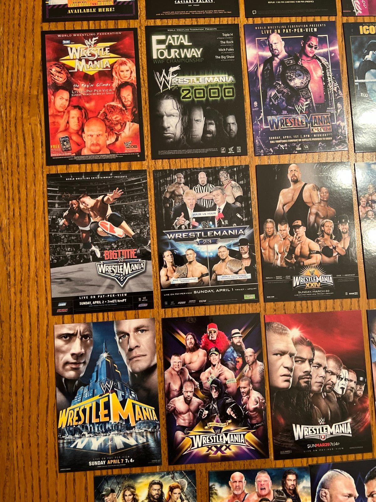 Wrestlemania FRIDGE MAGNETS 80s 90s 2000s 2010s 2020s WWF WWE hulk rock cena