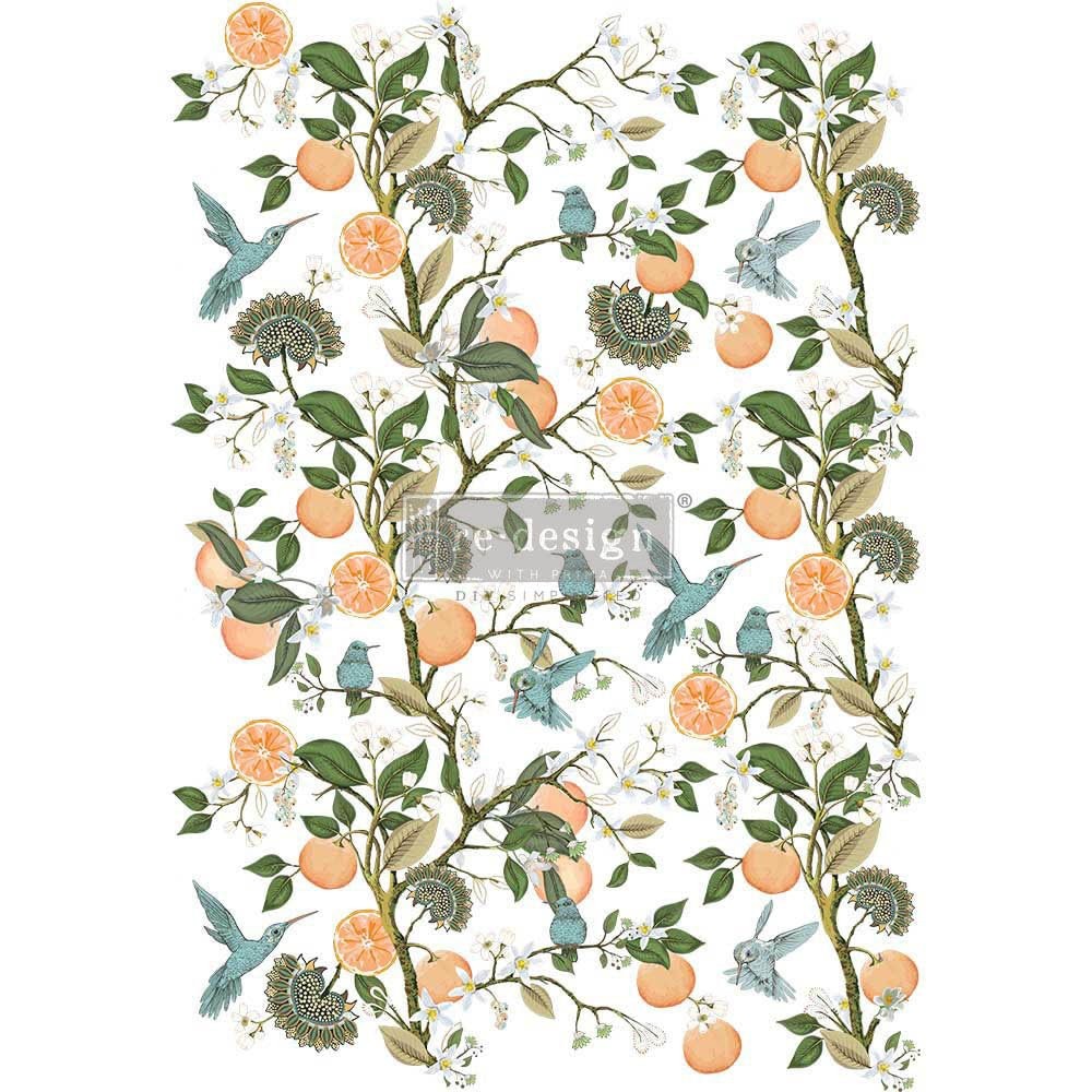 Prima Decor Transfers Orange Grove 24×35 Total 3 Sheets 655350656515