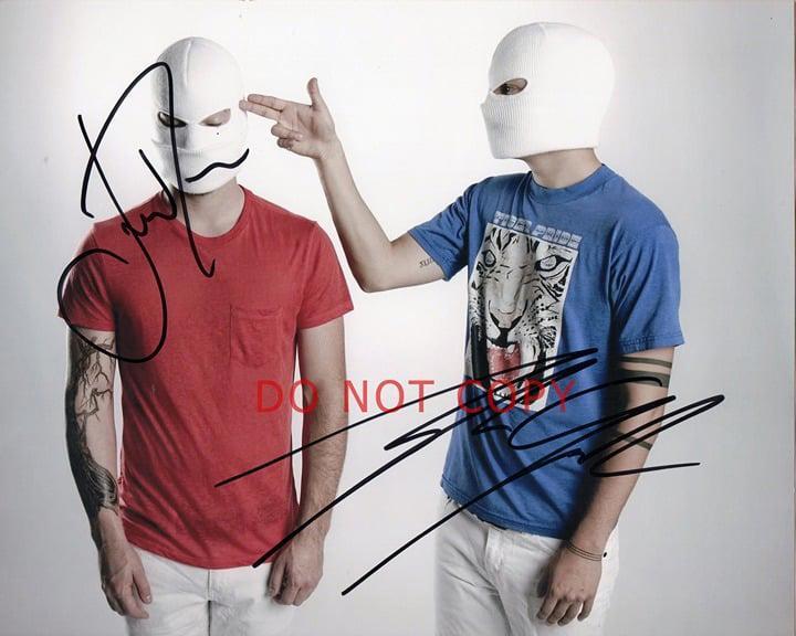 Twenty One Pilots band SIGNED reprint 11×14 Poster Photo #1 Autographed RP