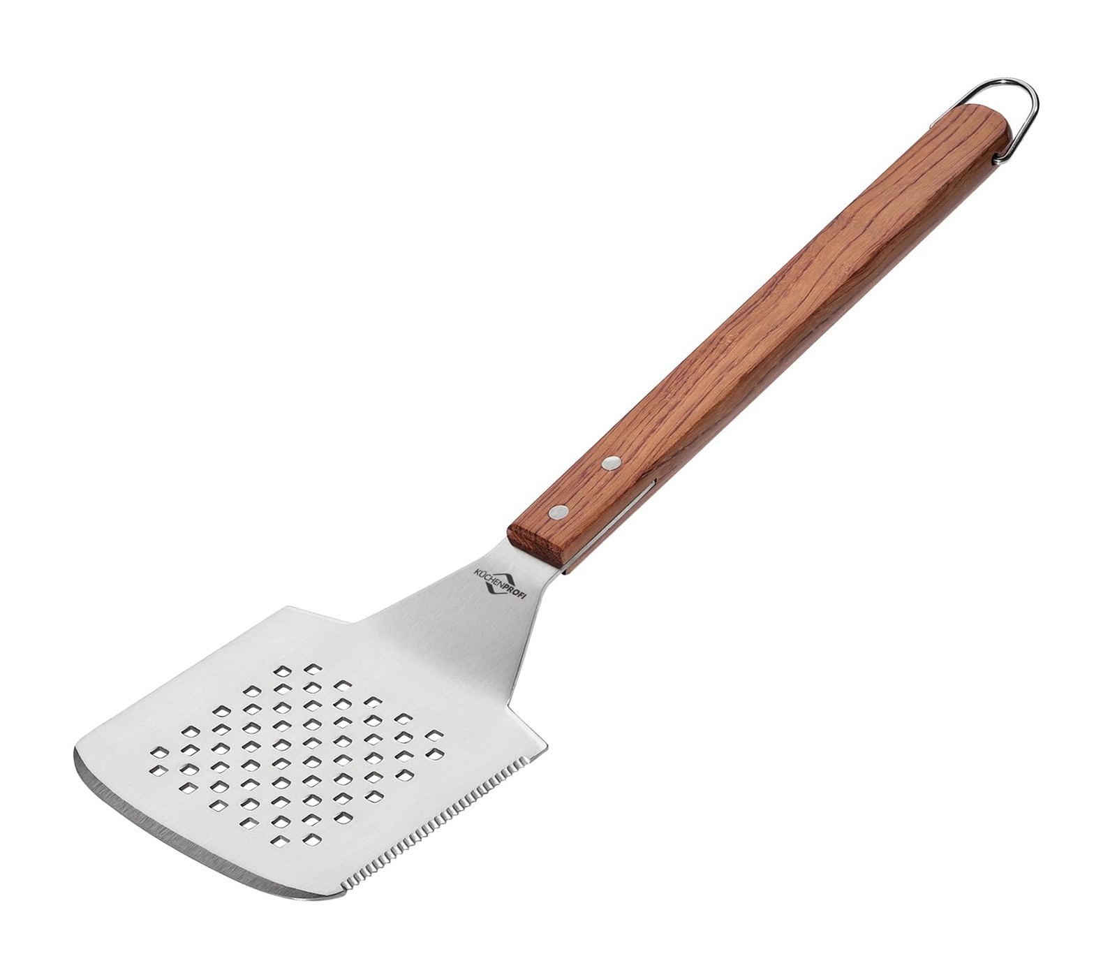 Küchenprofi Texas Stainless Steel BBQ Turner Rosewood Handle 5×17