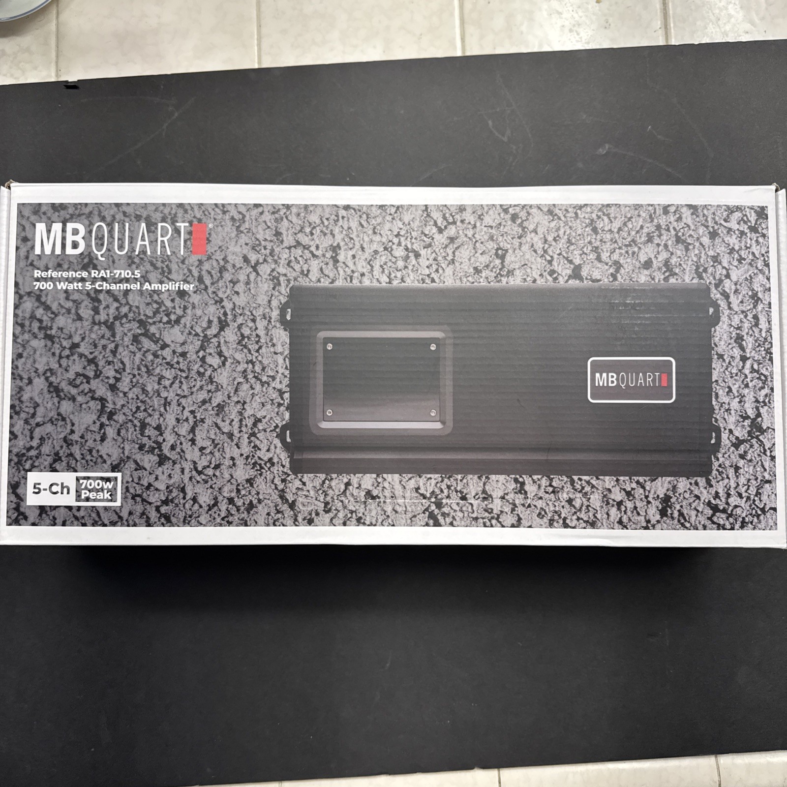 MB Quart Reference RA1-710.5 700 Watt 5 Channel Amplifier with Bass Remote