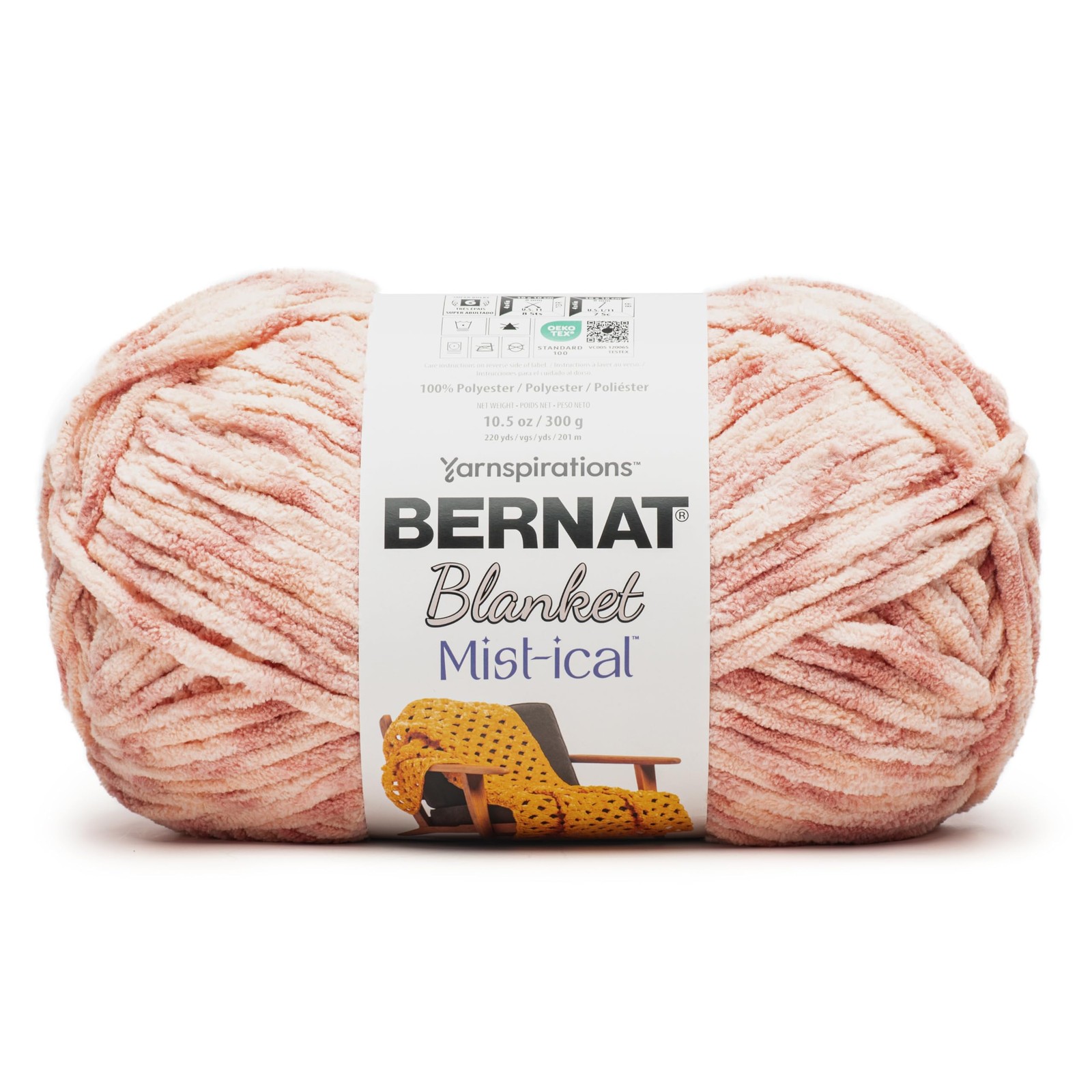 Bernat Blanket Mist-Ical Yarn-Pink Quartz