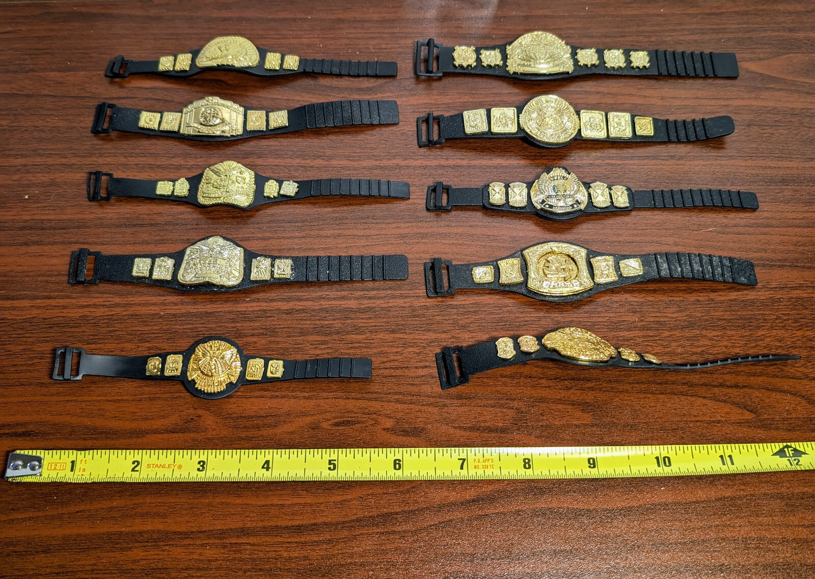 WWF Wrestling Muscle Legends and Andre the Giant toy and few Toy belts