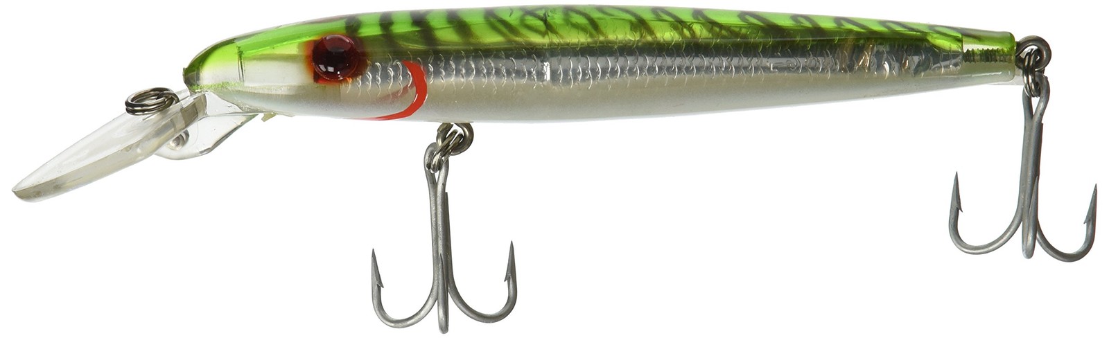 MirrOLure 111MR 18MAC Big Game Trolling Green Mack White Silver 7in 2 1 8oz