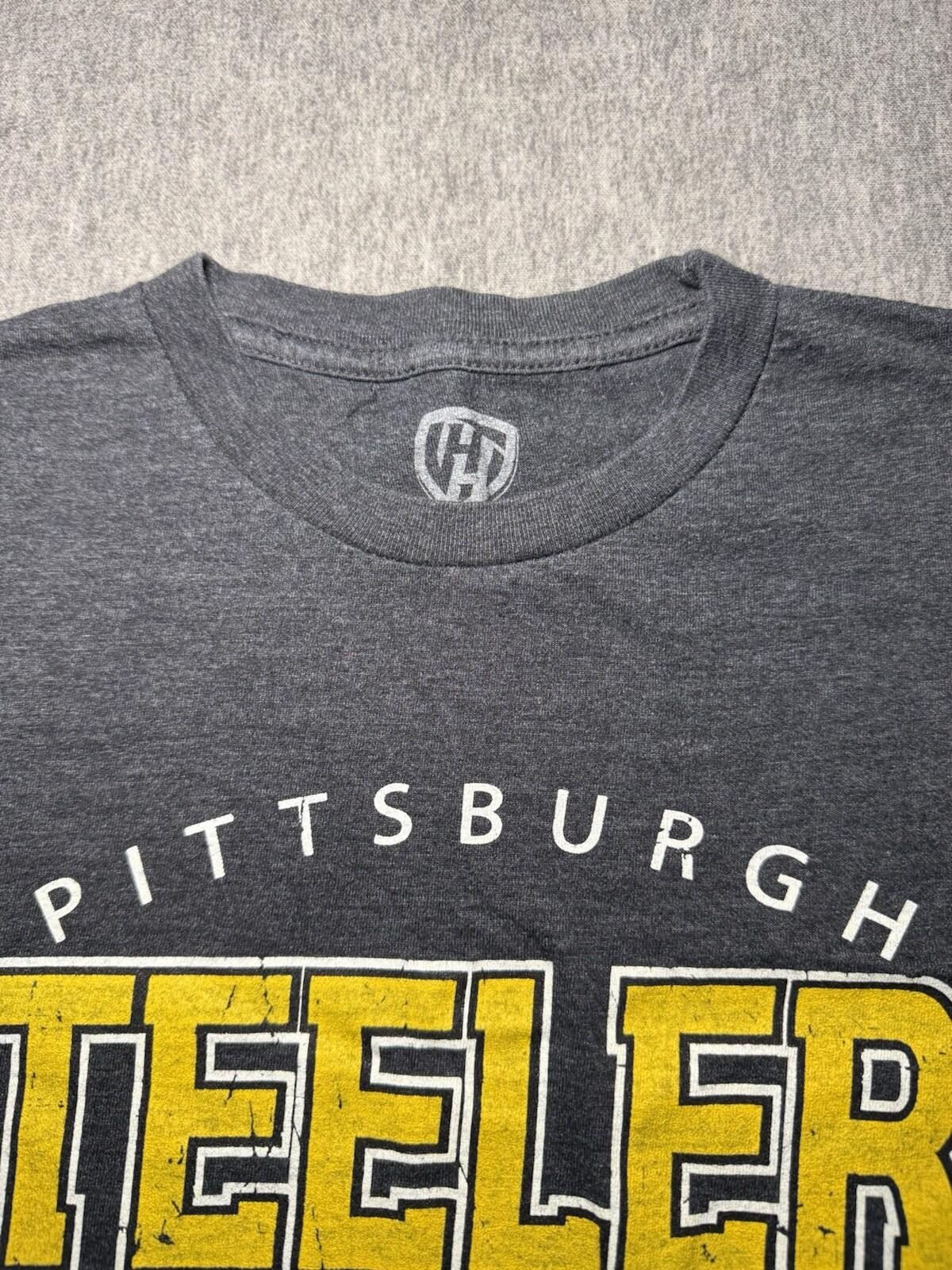 Steelers Unisex T-Shirt (Handshigh)-Small/Black/NFL