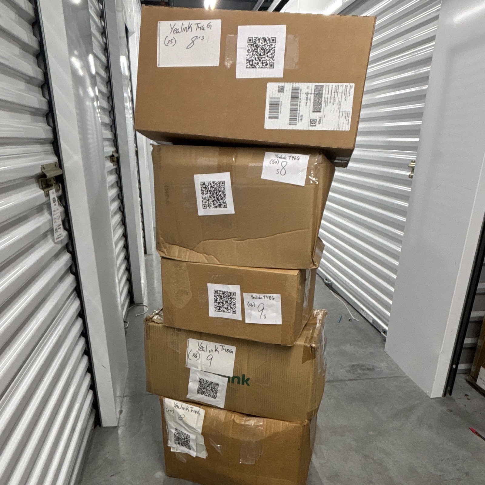 20 Yealink T46G, Yealink T48G device in mint condition. $200 for all 20