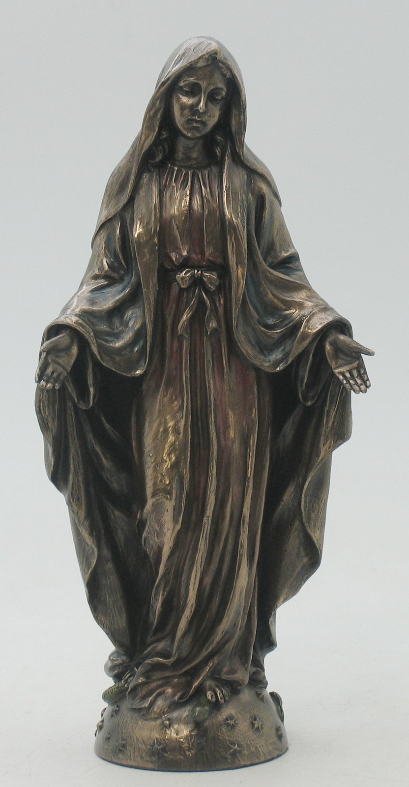 8.25 Inch Lady of Grace Cold Cast Bronzed Sculpture Figurine
