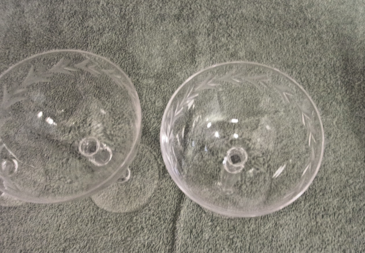 Vintage 4 Crstyal Dessert Glasses – Estate Items