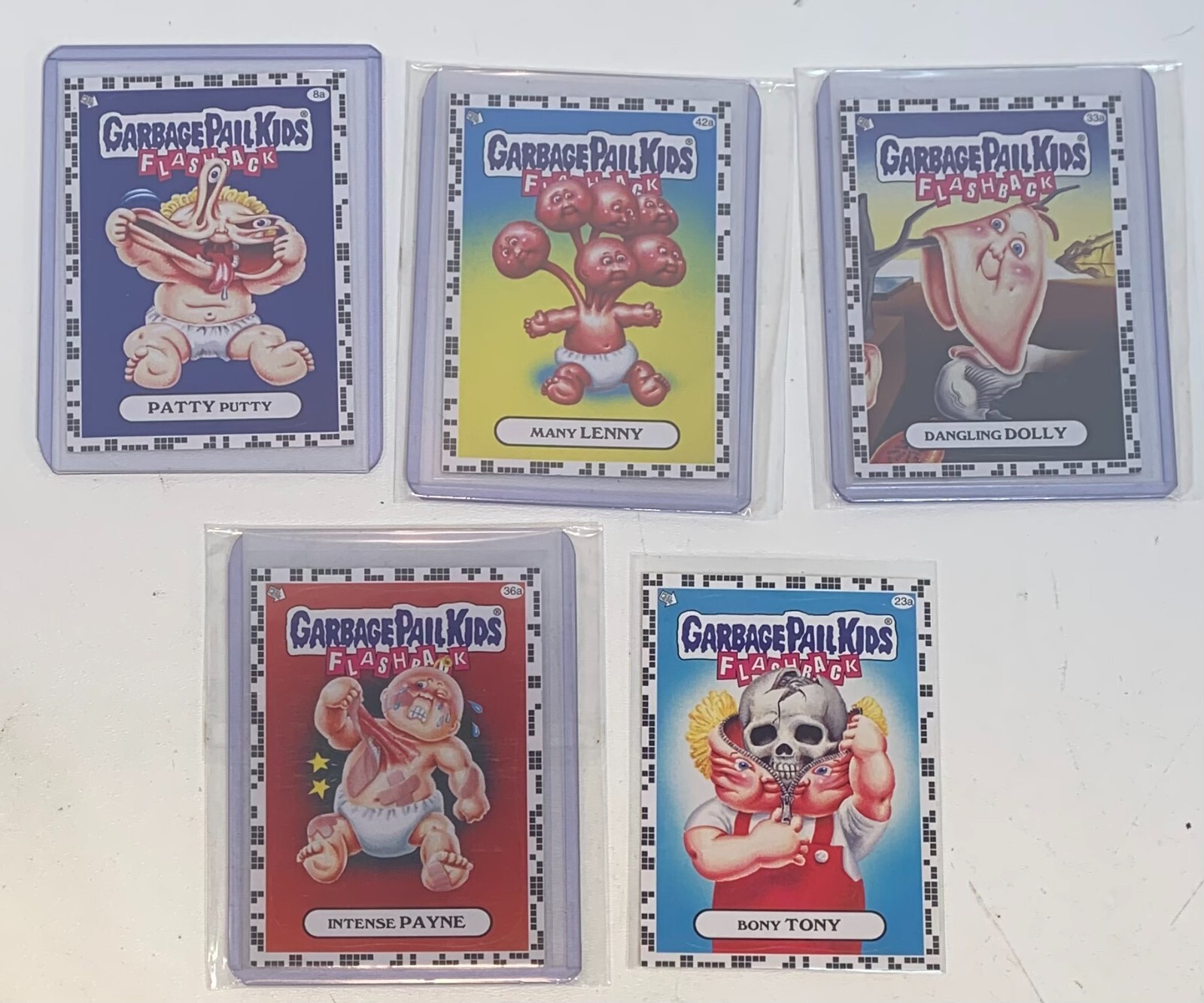 2011 Topps GARBAGE PAIL KIDS Flashback White Border Error Card Lot GPK 8a 23a