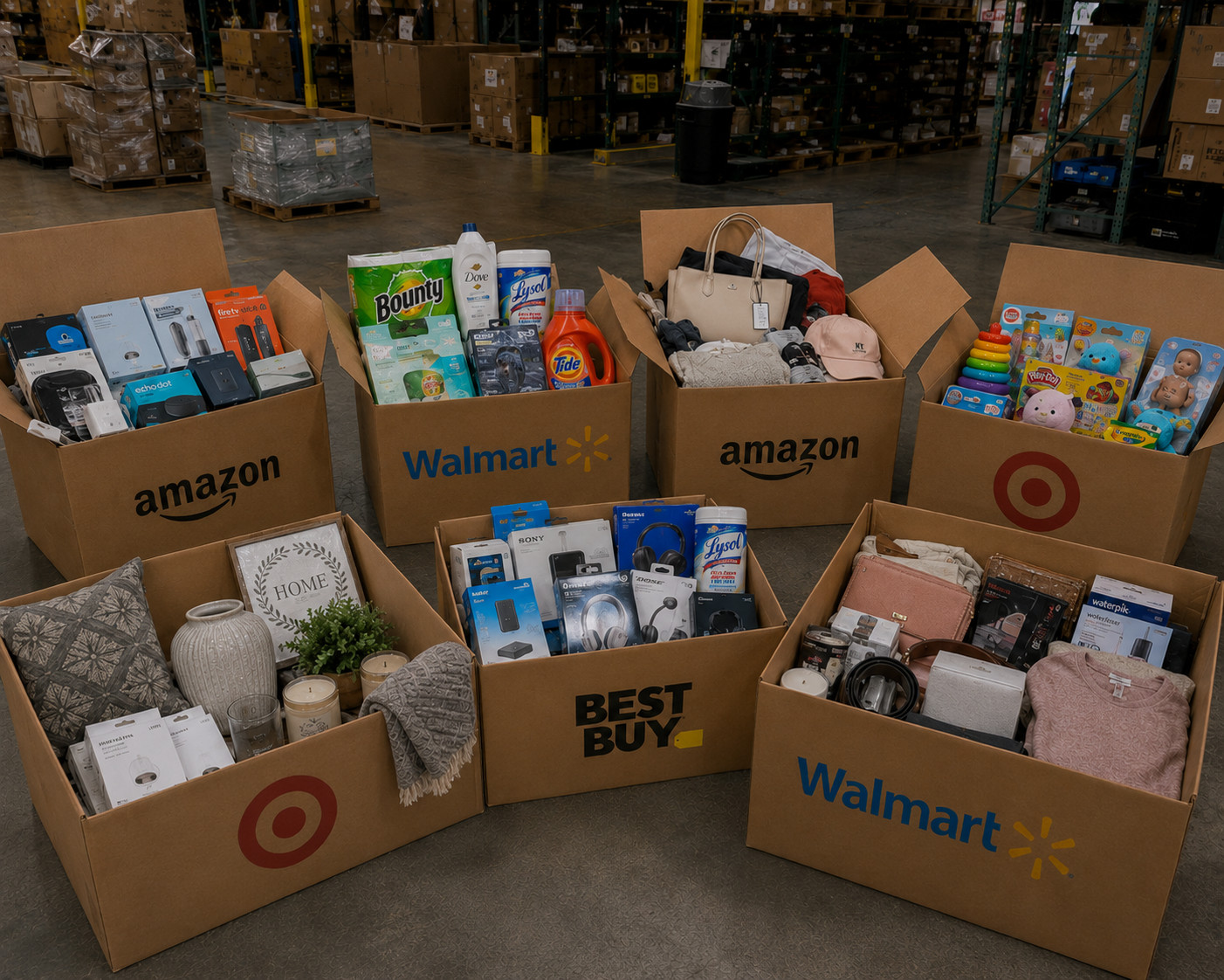Target Wholesale Lot Featuring Premium Kitchen Essentials