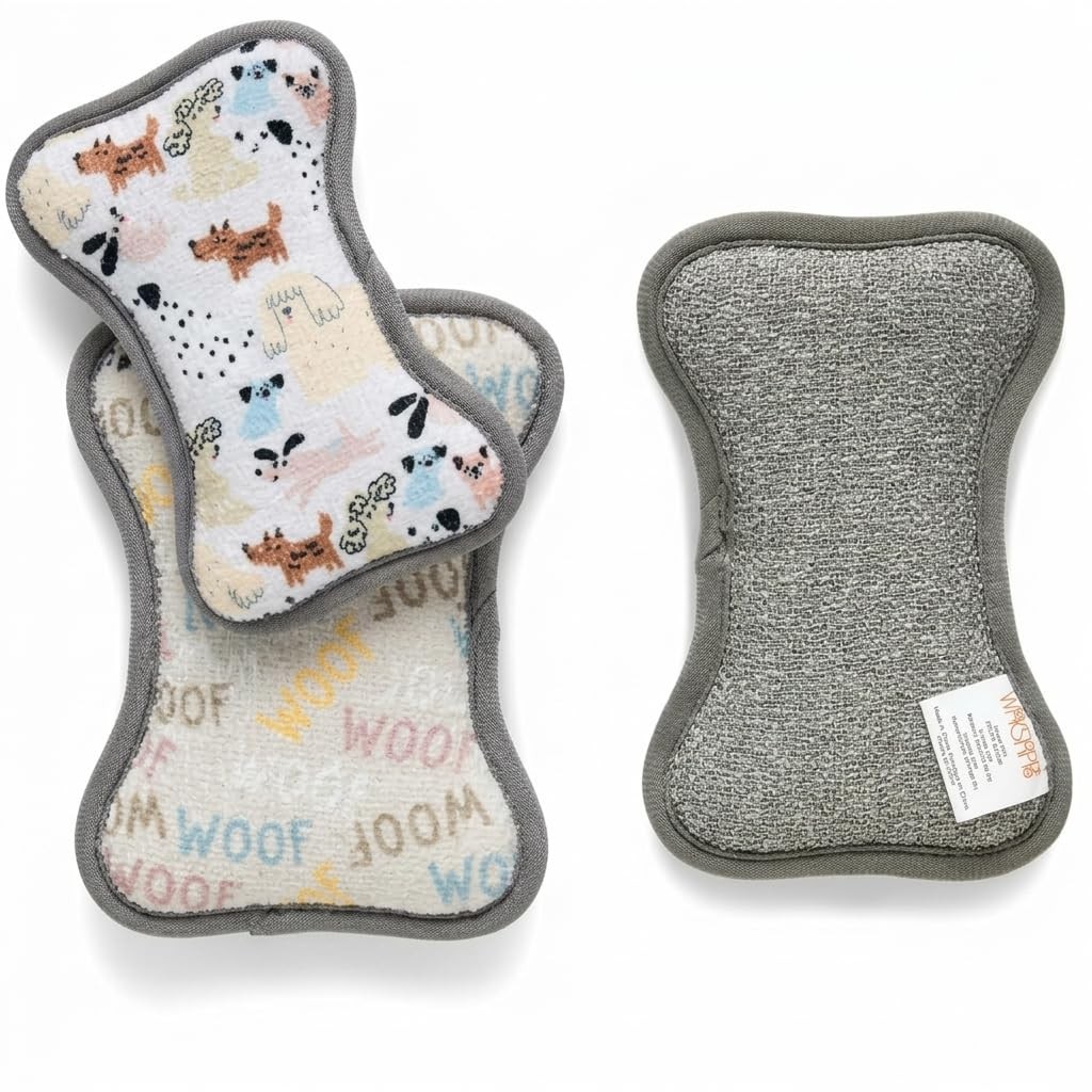 WerkShoppe Pooches & Pups Pet Scrubbie Set