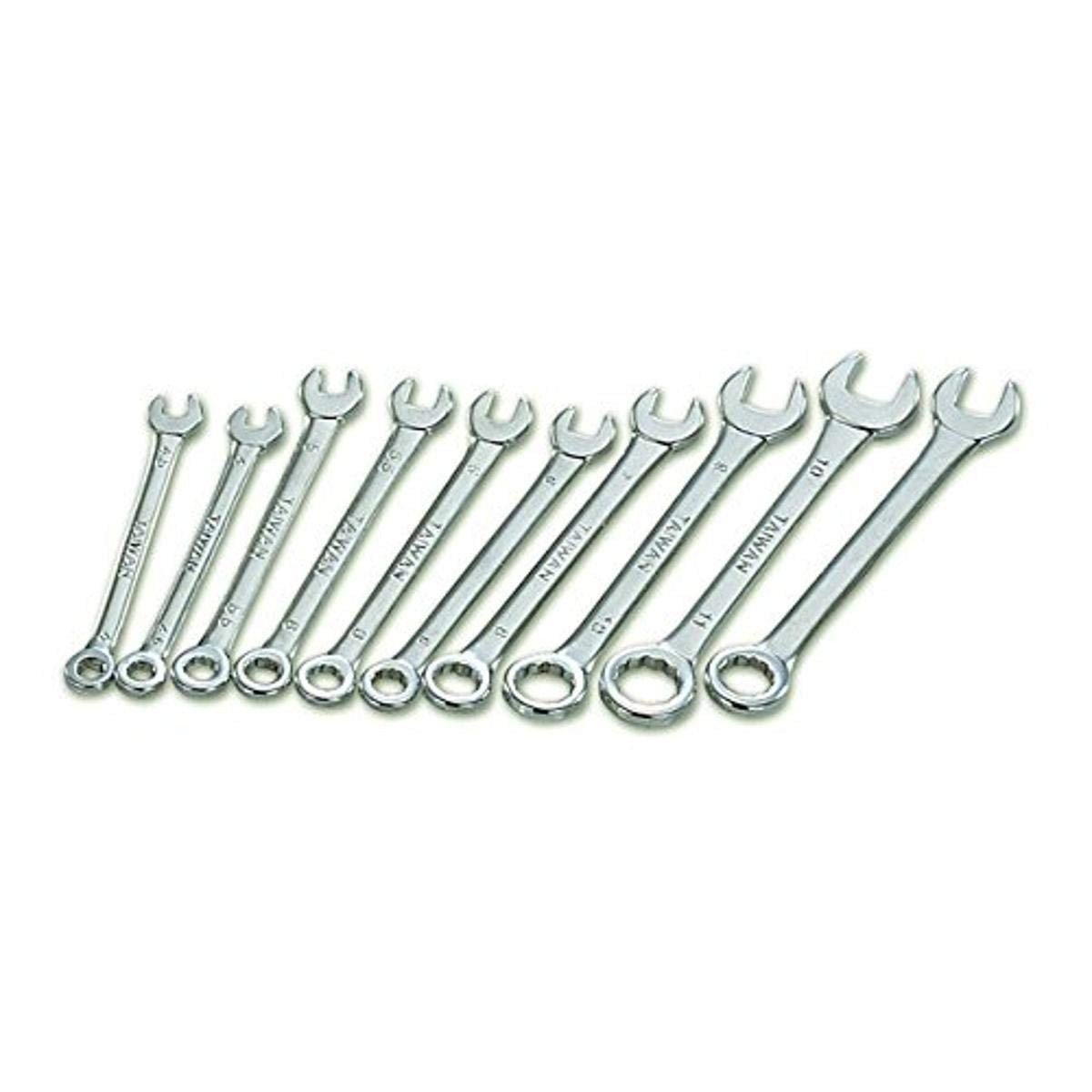 Eclipse Combo Wrench Set, Steel, 2-3/4 to 4 in., Multi (900-070)