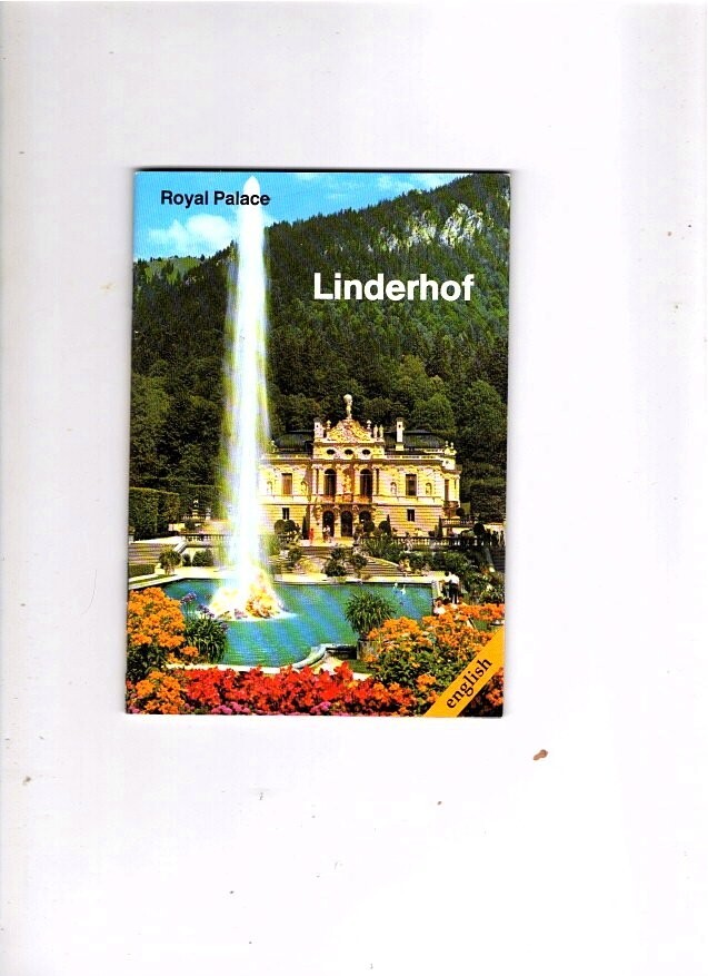 1967 Linderhof Castle Tourist Brochure Booklet Mid Century Germany-FREE SHIPPING