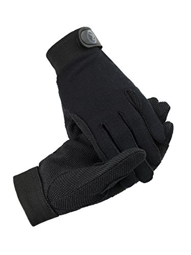 HORZE Basic Adjustable Cotton Polygrip Horseback Riding Gloves