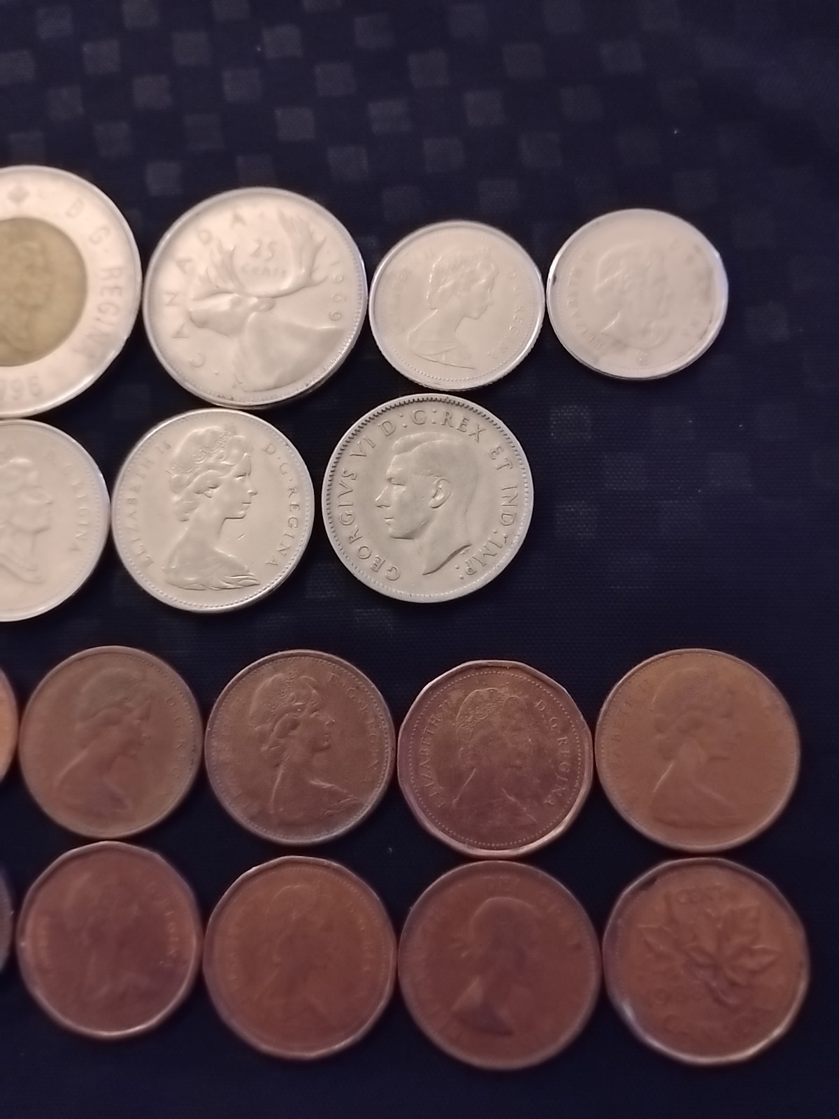 Junk Drawer Canadian Mix Bag of Coins! Vintage and Modern