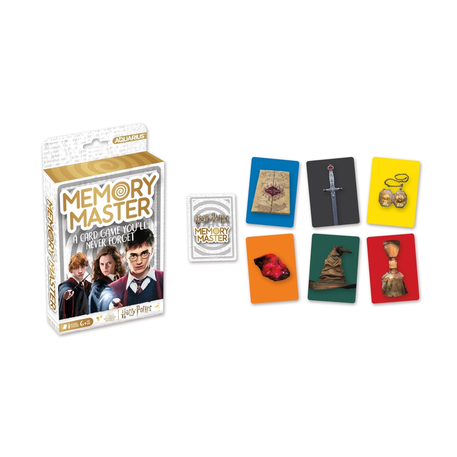 AQUARIUS Harry Potter Memory Master Card Game – Official Licensed Family Game