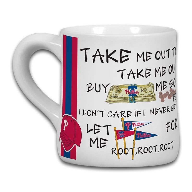 Magnolia Lane Philadelphia Phillies Ball Park Mug, 3.75-inches Height