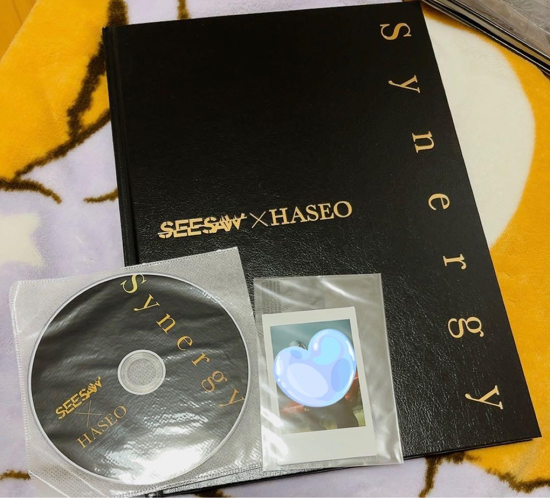 Seesaw Haseo Photo Book Synergy DVD Signed + Unique Cheki Rare Collectible