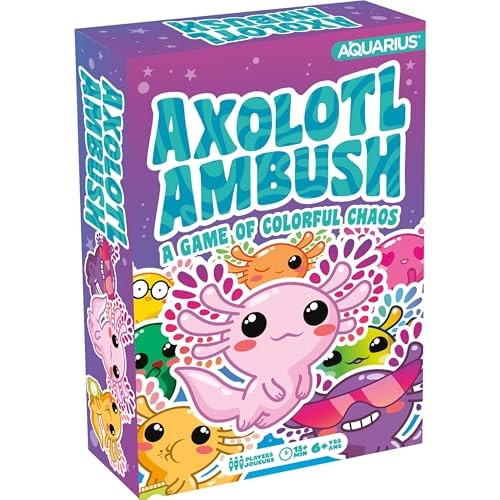 AQUARIUS Axolotl Ambush Card Game – Family Fun, Ages 6+, Official Licensed
