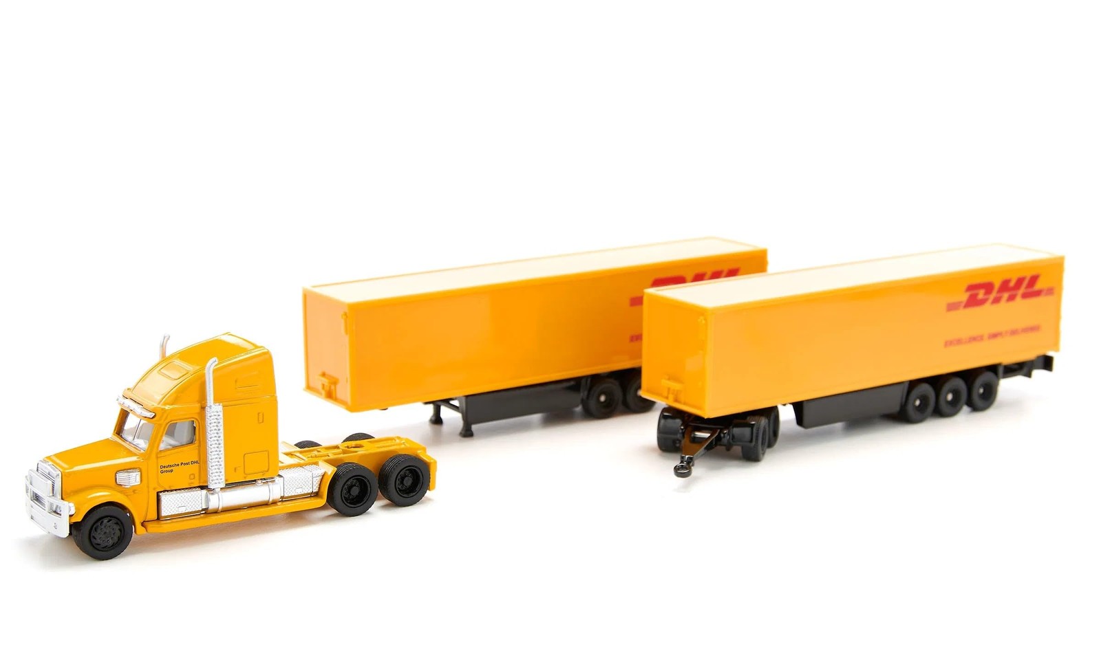 Siku 1806, Road Train, Tractor Unit with semi-Trailer and Trailer, 1:87