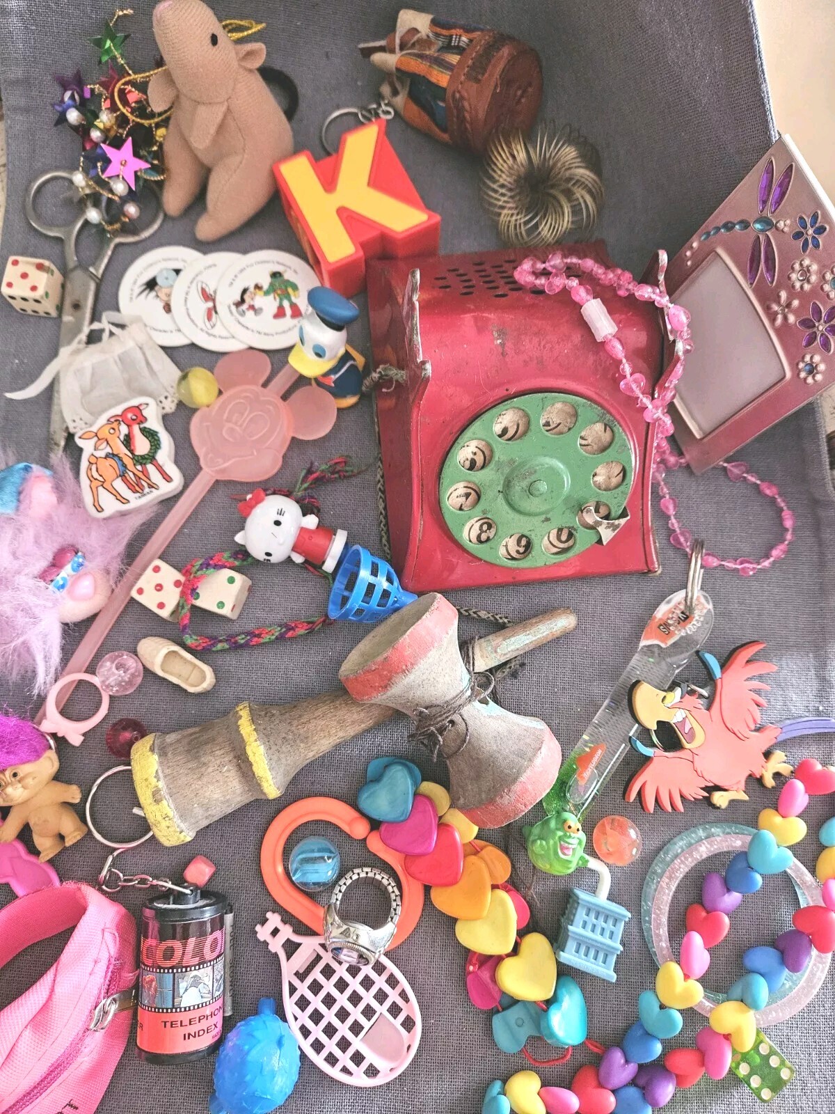 Vintage Toy Lot Junk Drawer 1940s To 1990s Antiques Collectibles Fun Mix