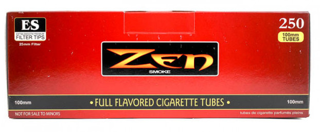 ZEN Red Full Flavor 100MM Size – Case 40 Boxes – 250 Tubes Box