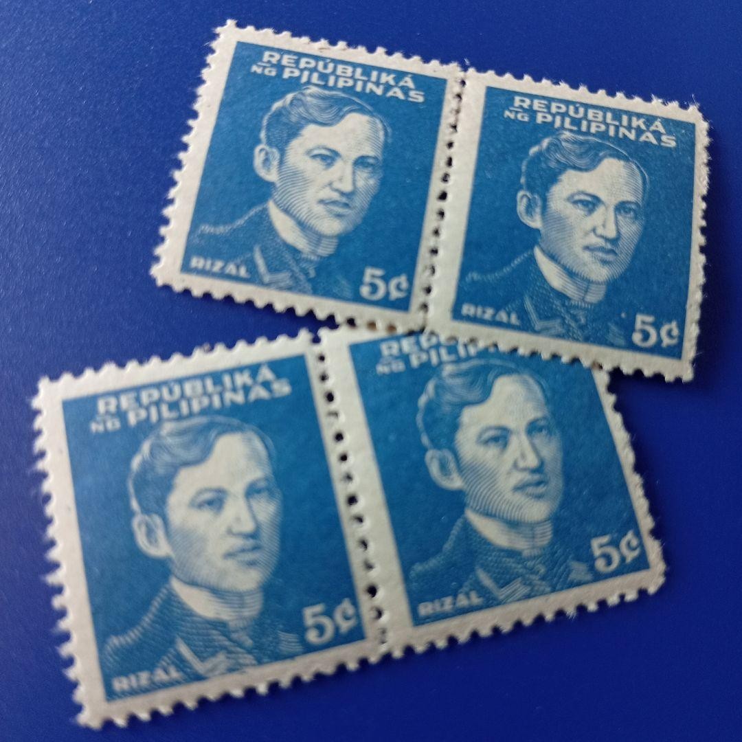 Foreign stamps Philippines 1944 Japanese occupation period national hero Jose