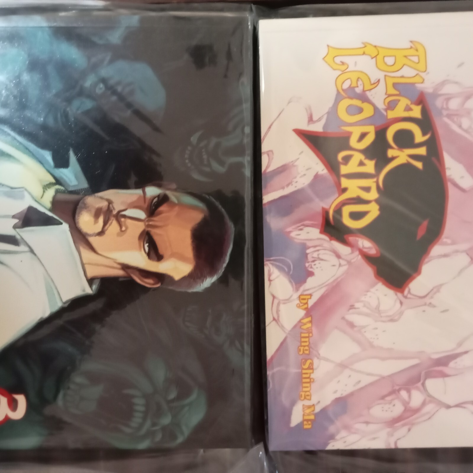 LOT OF 4 RARE ENGLI MANGA SOFTCOVER TPB BLACK LEOPARD BY WING SHING MA COMICSONE