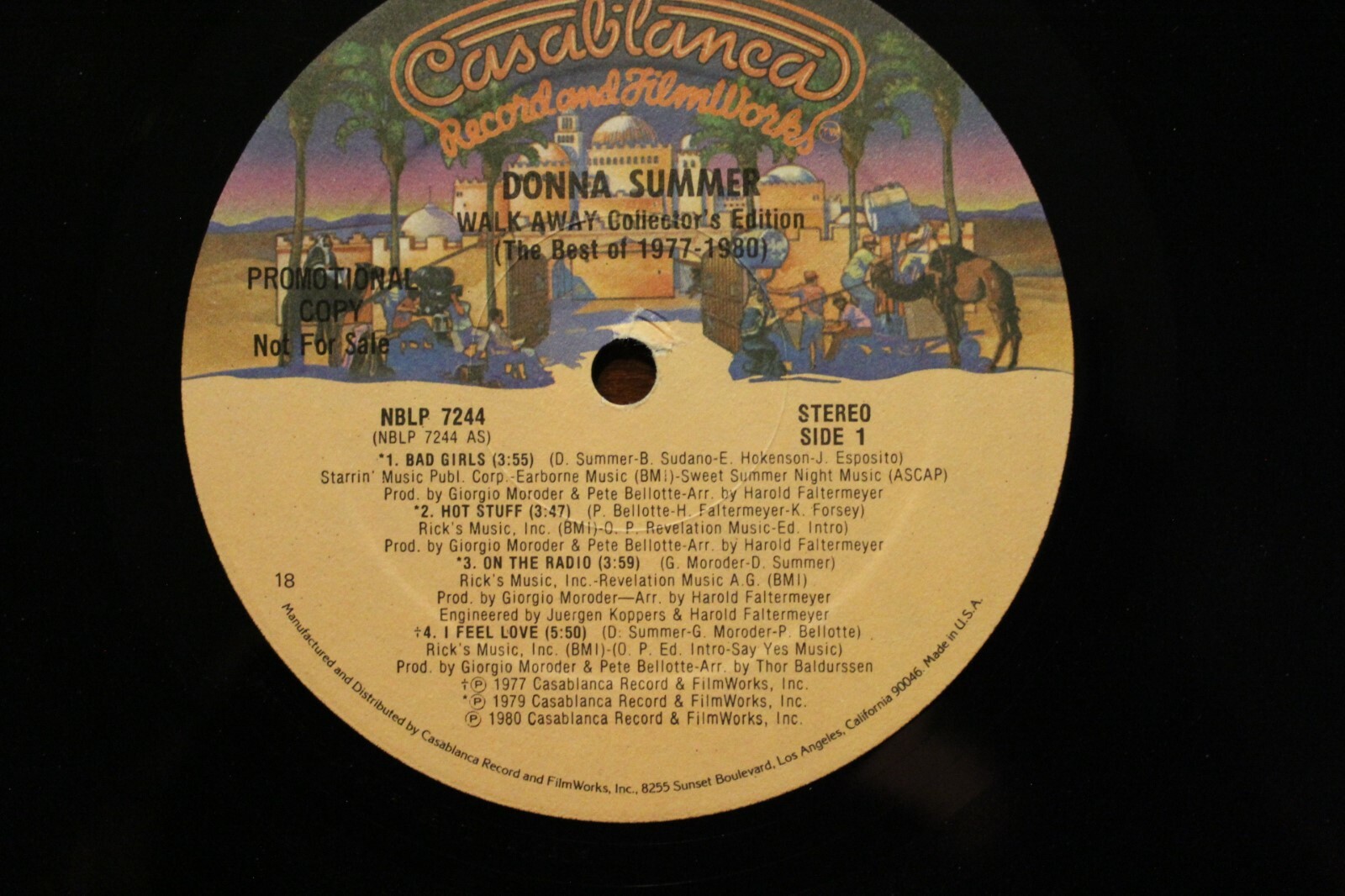 DONNA SUMMER – WALK AWAY – COLLECTOR’S EDITION – CASABLANCA RECORDS – NBLP 7244