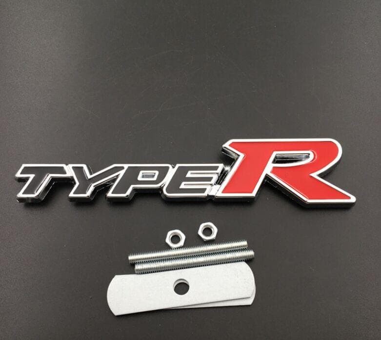 TYPE R 3D emblem (for front grill) Black/Red