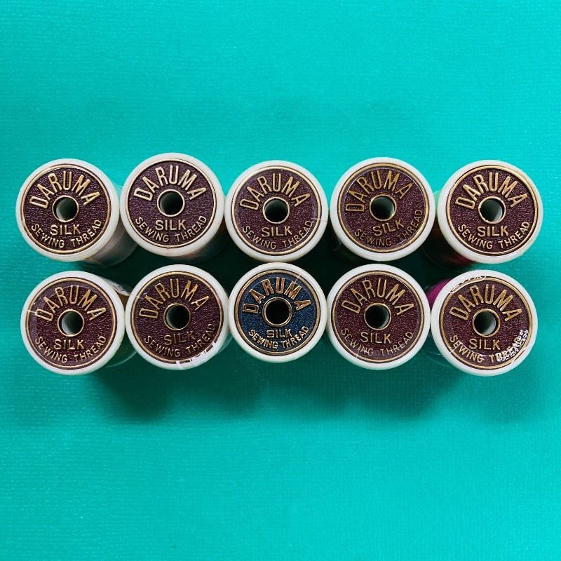 [New unopened product] [Set of 10] Daruma silk sewing thread #50 100m MT7