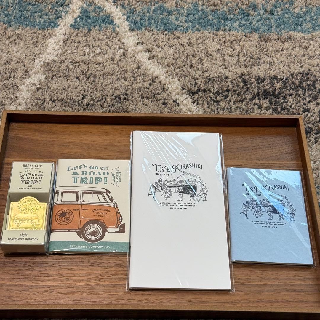 Traveler’s Note USA & TSL limited edition 4-piece set including brass clip