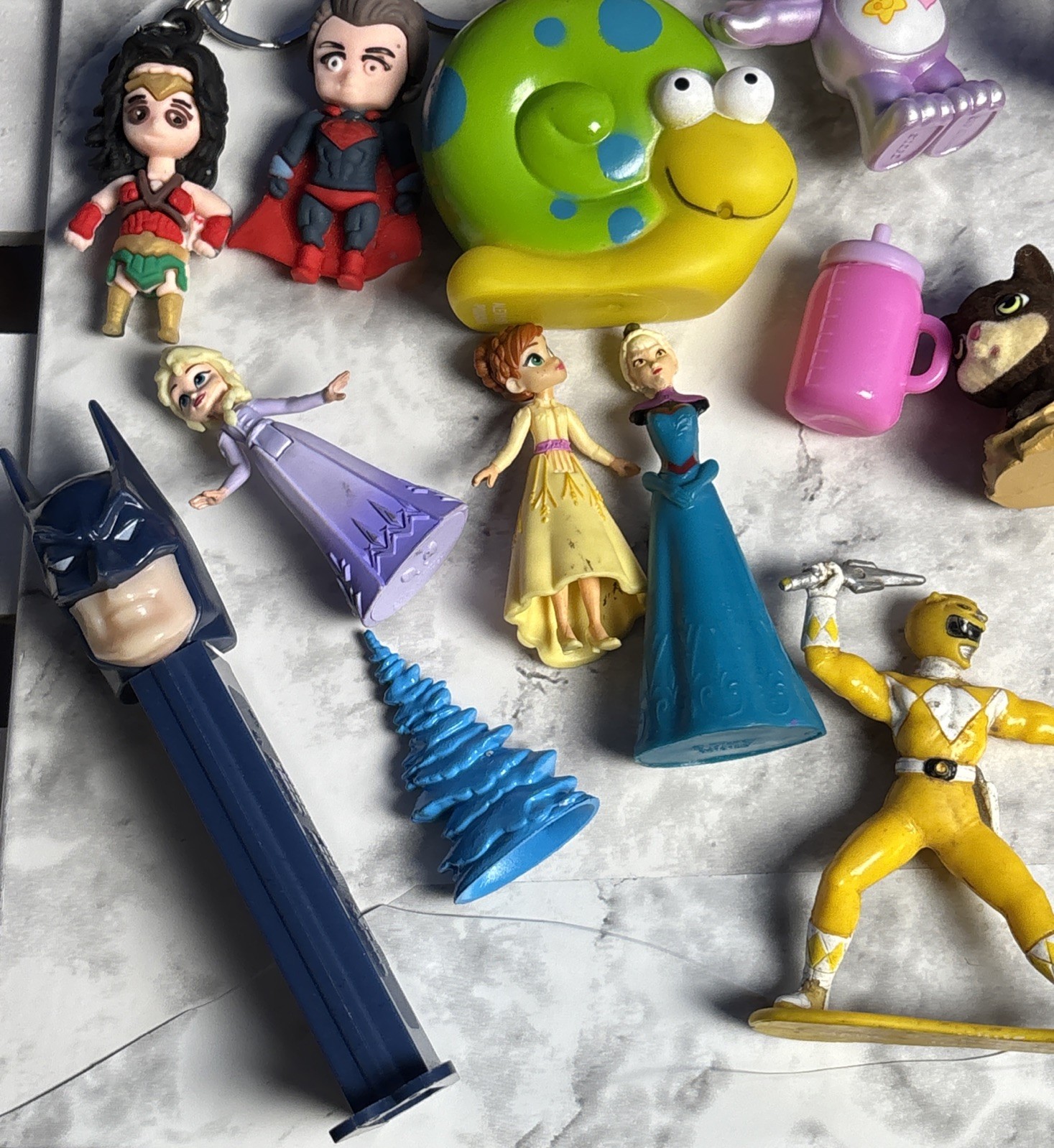 Junk Drawer Mixed Lot 25 Assorted Small Toys Trinkets Barbie,match Box & More